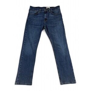 Wrangler Men's Slim Straight Jeans 34W Dark Wash